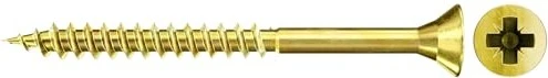 fischer ClassicFast FSPII CZP YC 500 PZ2 Spanplattenschraube, 5x45mm, 500 Stück