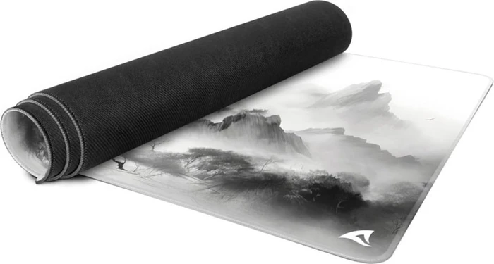 Sharkoon Skiller SGP35 D5, Mouse Mat XXL, 900x400mm, Landscape weiss/grau