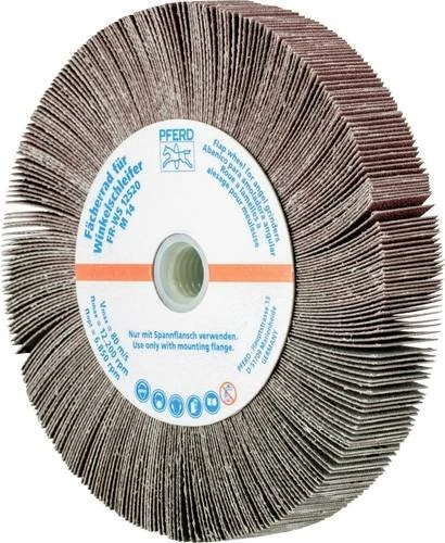 Pferd FR WS 12520 M14 A 180 Lamellenschleifwalze K180, 125x20mm, 2 Stück