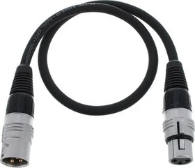Sommer Cable Stage 22 Highflex SGHN schwarz 0.5m