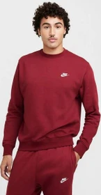 Nike Sportswear Club Fleece Sweatshirt team red/white (Herren)