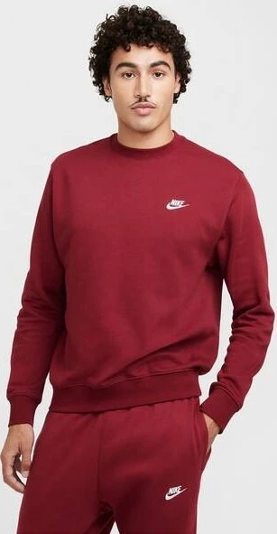 Nike Sportswear Club Fleece Sweatshirt team red/white (Herren)