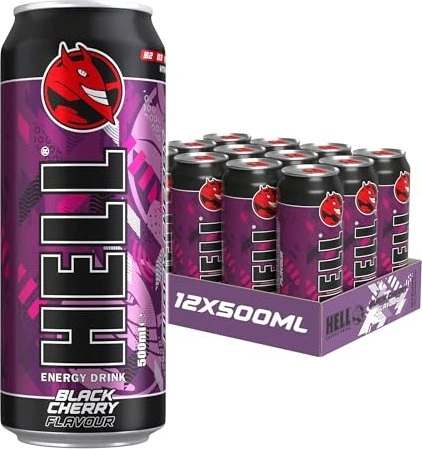Hell Energy Black Cherry 12x 500ml