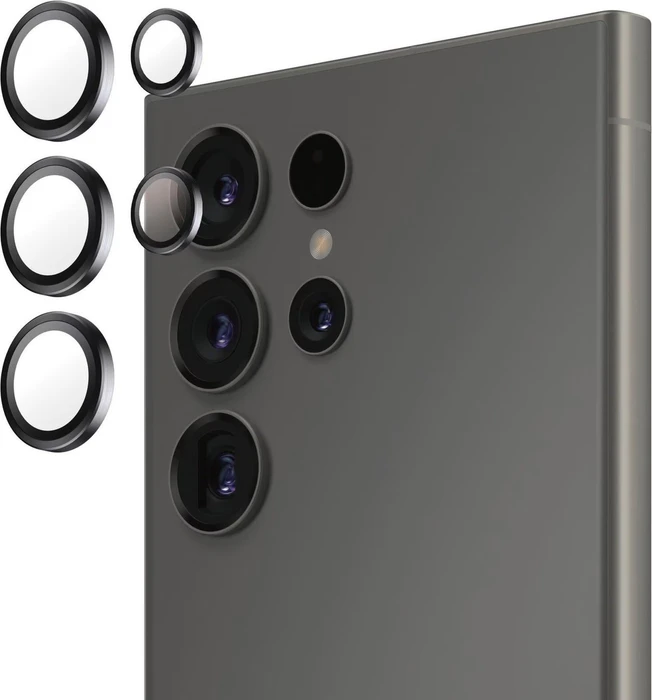 PanzerGlass Hoops Lens Protector für Samsung Galaxy S25 Ultra schwarz