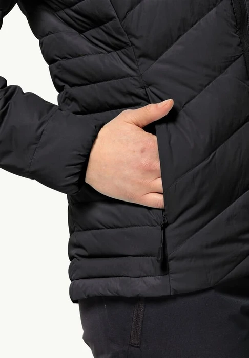 Jack Wolfskin Tundra Down Hoody Funktionsjacke schwarz (Damen)