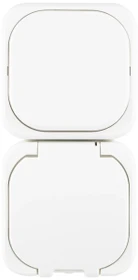 REV Ritter AquaTop Aus-/Wechselschalter + Steckdose AP IP44, weiß