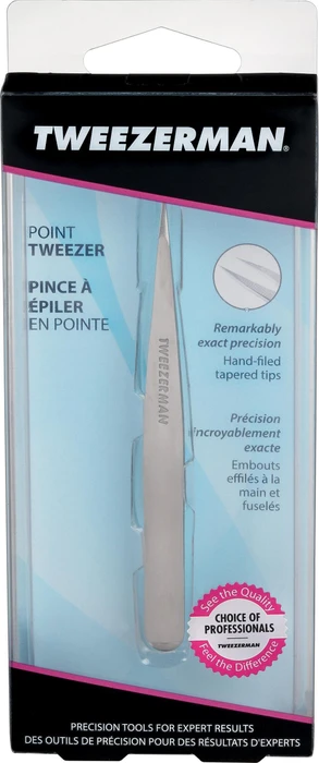 Tweezerman Point Pinzette silver