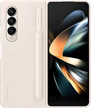Samsung Standing Cover with Pen für Galaxy Z Fold 4 Sand