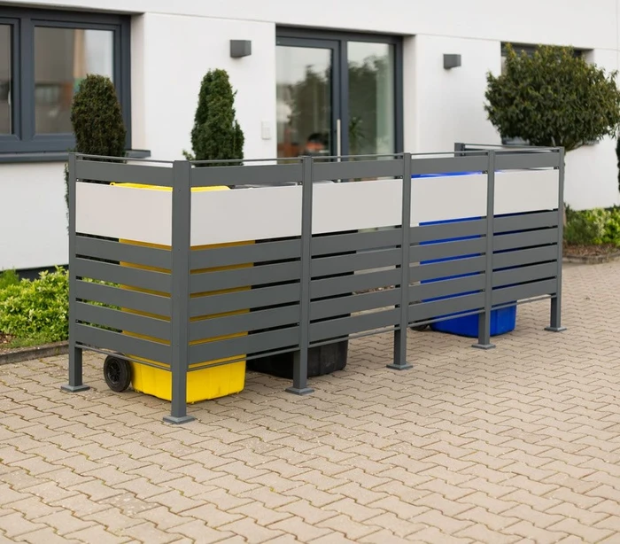 Westmann Planum 120 Mülltonnenbox 4x 240l anthrazit
