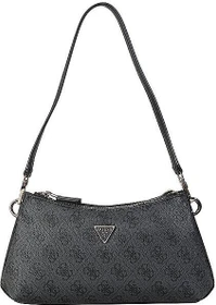 Guess Noelle 4G-Logo Mini Schultertasche coal logo