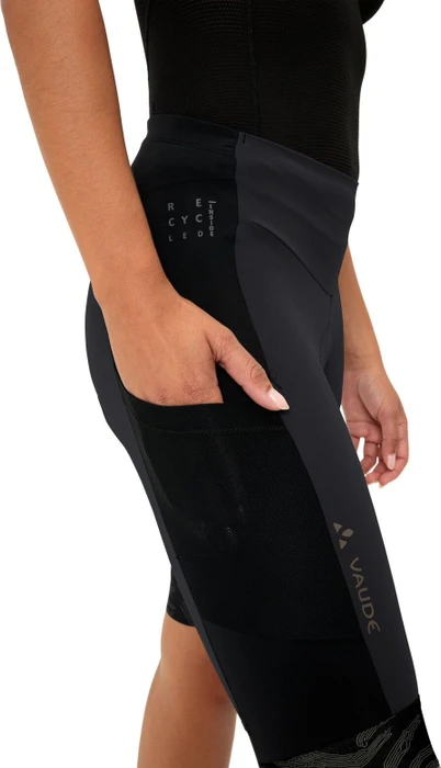 Vaude Kuro Tights II Fahrradhose kurz schwarz (Damen)