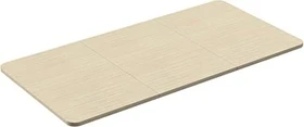 LogiLink 3-geteilte Tischplatte Naturholz 120x60cm