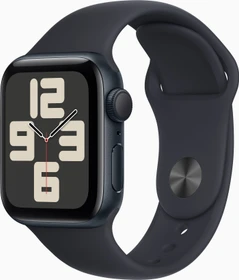 Apple Watch SE (2022) (GPS) 40mm Mitternacht mit Sportarmband S/M Mitternacht