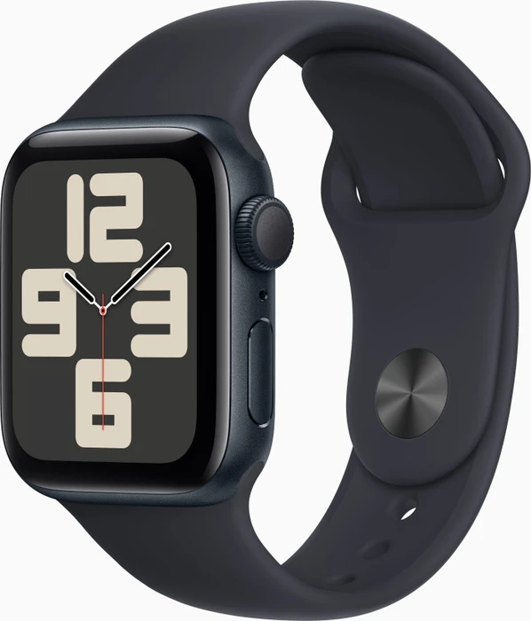 Apple Watch SE (2022) (GPS) 40mm Mitternacht mit Sportarmband S/M Mitternacht