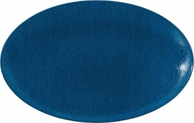 Seltmann Weiden Life Servierplatte oval 40x26 cm fashion classic blue