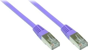 Good Connections RNS Patchkabel, Cat5e, SF/UTP, RJ-45/RJ-45, 0.25m, violett