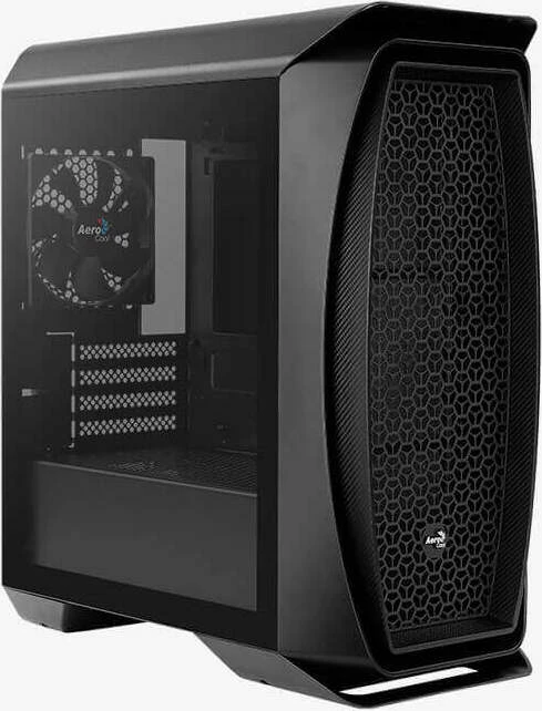 AeroCool Aero One Mini, schwarz, Glasfenster