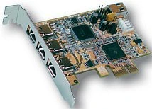 Exsys EX-16501E, 3x FireWire, low-profil, PCIe x1 (EX-16501)