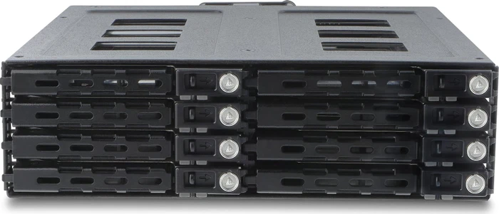 DeLOCK 5.25" Wechselrahmen, 8x 2.5" SATA/SAS