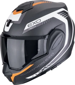 Scorpion EXO-Tech Evo Carbon Cosy matt schwarz/weiß/orange
