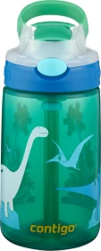 Contigo Gizmo Flip Trinkflasche 420ml jungle green dino