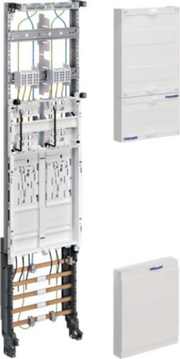 Hager Komplettfeld, univers Z, 2 Zählerplätze, BKE-I, OKK, H=1050 mm, 1-feldig (ZH3EL22N)