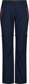 CMP Trekking Zip-Off Hose lang b.blue/magenta (Damen)