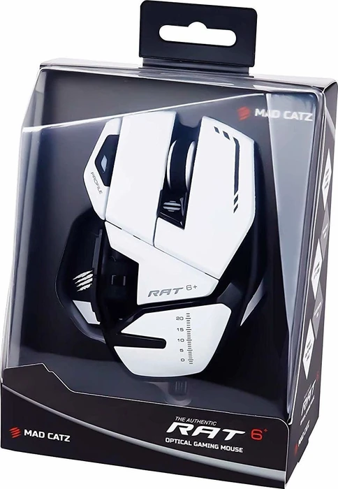 MadCatz R.A.T. 6+, weiß, USB
