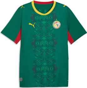 Puma FIFA WM 2026 Senegal Auswärtstrikot kurzarm wild green/puma red (Herren)
