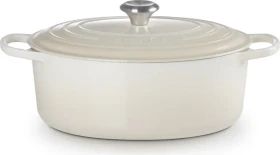 Le Creuset Signature Gusseisen Bräter oval 33cm 7.5l meringue