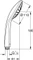 Grohe Vitalio Joy 110 Mono Handbrause 1 Strahlart chrom Vorschaubild