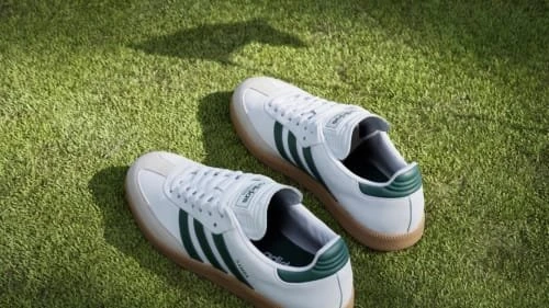 adidas Samba Spikeless Golf cloud white/collegiate green/gum