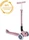Globber Primo Foldable Lights Ecologic Kickboard berry