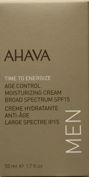 AHAVA MEN Age Control Moisturizing Cream LSF15, 50ml