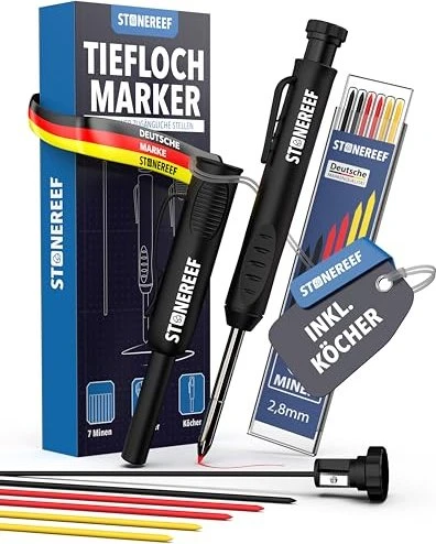 Stonereef Bohrlochmarker schwarz