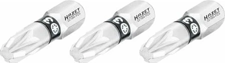 Hazet 2216N-PZ 3/3 Pozidriv Bit 1/4", PZ3x25mm, 3 Stück