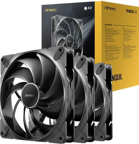 Antec Tranquil 140, schwarz, 140mm, 3er-Pack