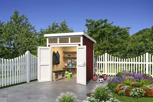 Lasita Maja Kibo 1 Gartenhaus schwedenrot