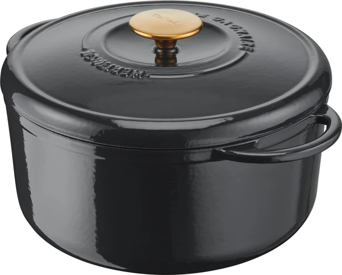 Tefal E25703 Pierre Gagnaire Heritage Gusseisen Bräter 21cm schwarz