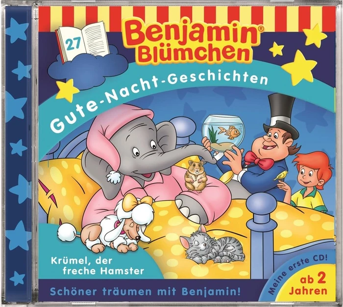 Benjamin Blümchen Gute-Nacht-Geschichten Folge 27 - Krümel, der freche Hamster