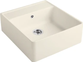 Villeroy & Boch Spülstein Becken mittig ivory