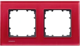 Siemens DELTA miro Glas Rahmen 2-Fach, orient