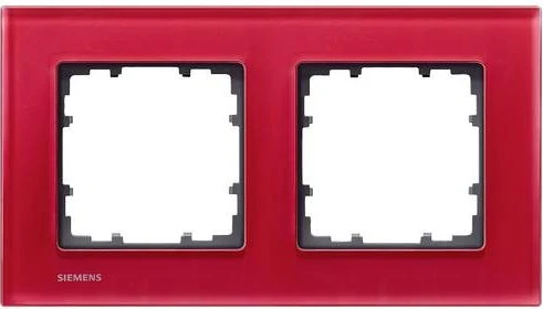 Siemens DELTA miro Glas Rahmen 2-Fach, orient