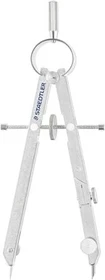 Staedtler Mars comfort 551 Präzisionszirkel Metall, Universaladapter, silber, Klappdeckeletui