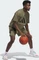 adidas Basketball genderneutral T-Shirt kurzarm olive strata Vorschaubild