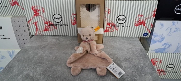 Steiff Hello Baby Lea Teddybär Schmusetuch in Geschenkbox