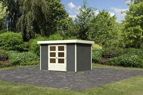 Karibu Askola 4 Gartenhaus terragrau