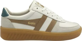 Gola Grandslam Elite white/light caramel/peacock/gum (Damen)