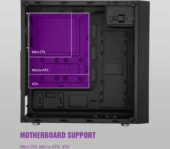 Cooler Master MasterBox E501L, schwarz