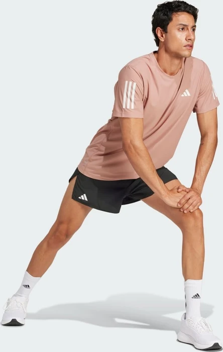 adidas Own the Run Laufshirt kurzarm warm clay (Herren)